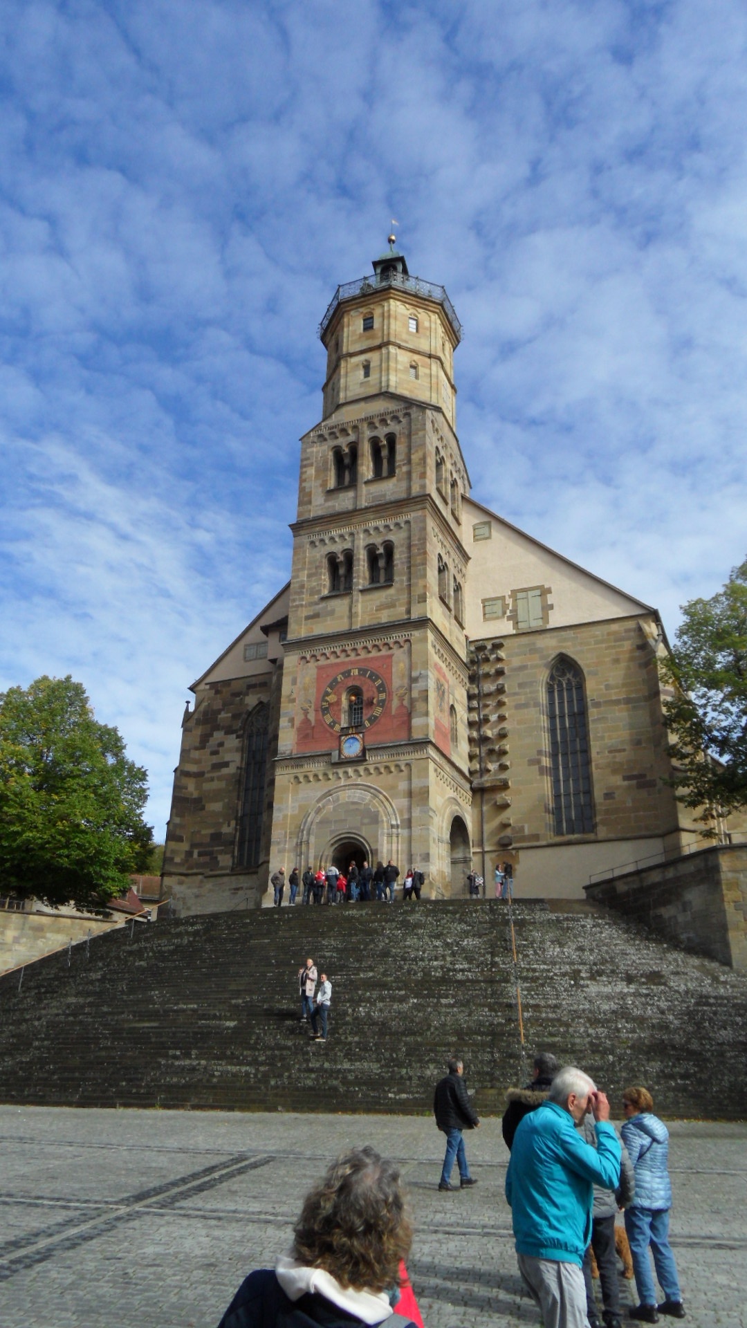 Außenansicht der Kirche Schwäbisch Hall